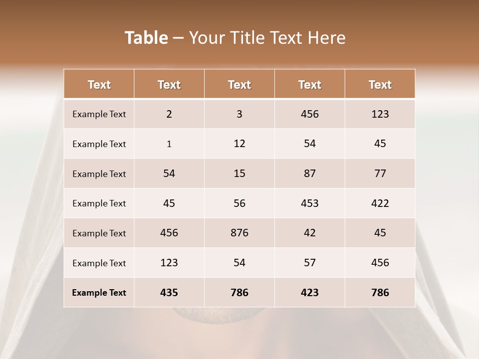 Isolated Lifestyle Eye PowerPoint Template