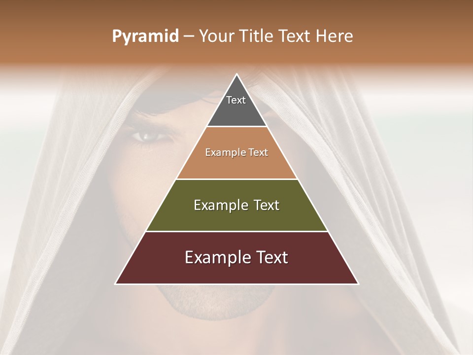 Isolated Lifestyle Eye PowerPoint Template