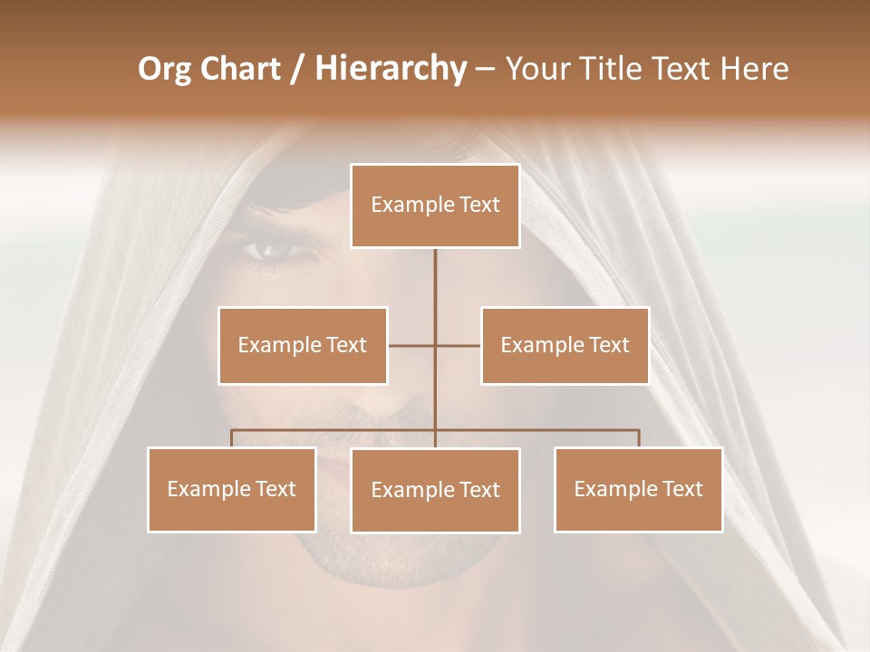 Isolated Lifestyle Eye PowerPoint Template