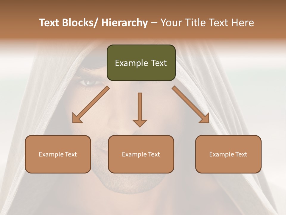 Isolated Lifestyle Eye PowerPoint Template