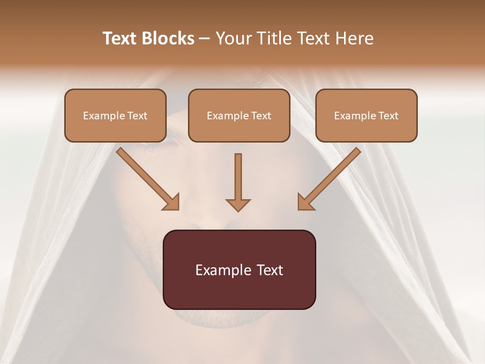 Isolated Lifestyle Eye PowerPoint Template