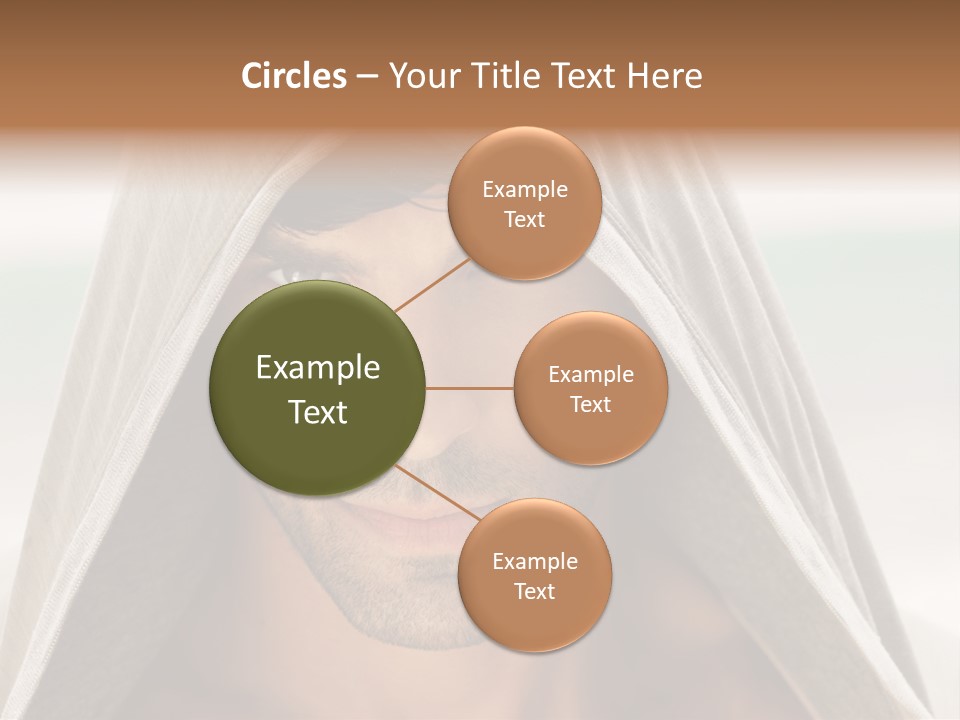 Isolated Lifestyle Eye PowerPoint Template