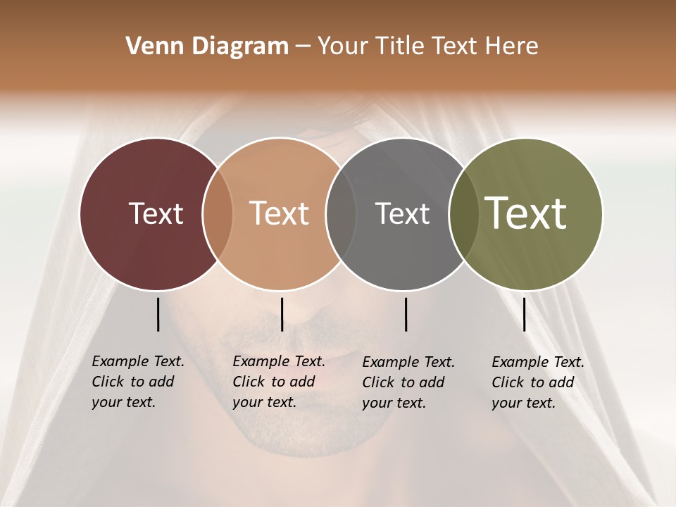 Isolated Lifestyle Eye PowerPoint Template