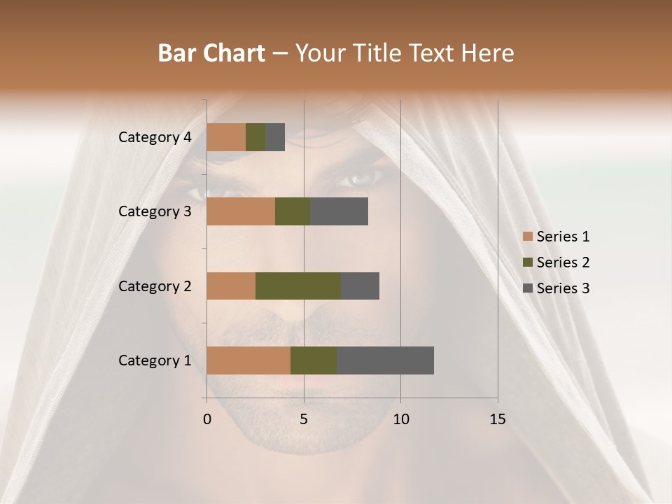 Isolated Lifestyle Eye PowerPoint Template