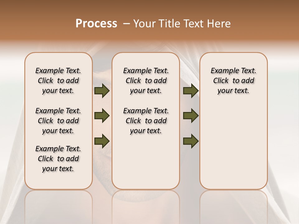 Isolated Lifestyle Eye PowerPoint Template