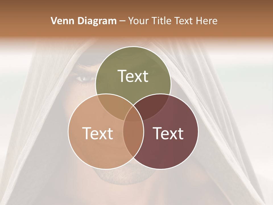 Isolated Lifestyle Eye PowerPoint Template