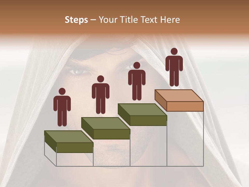 Isolated Lifestyle Eye PowerPoint Template