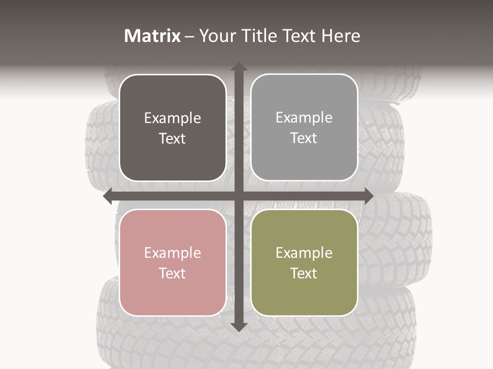 Texture Rain Tread PowerPoint Template