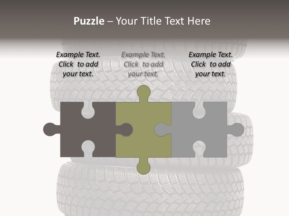 Texture Rain Tread PowerPoint Template