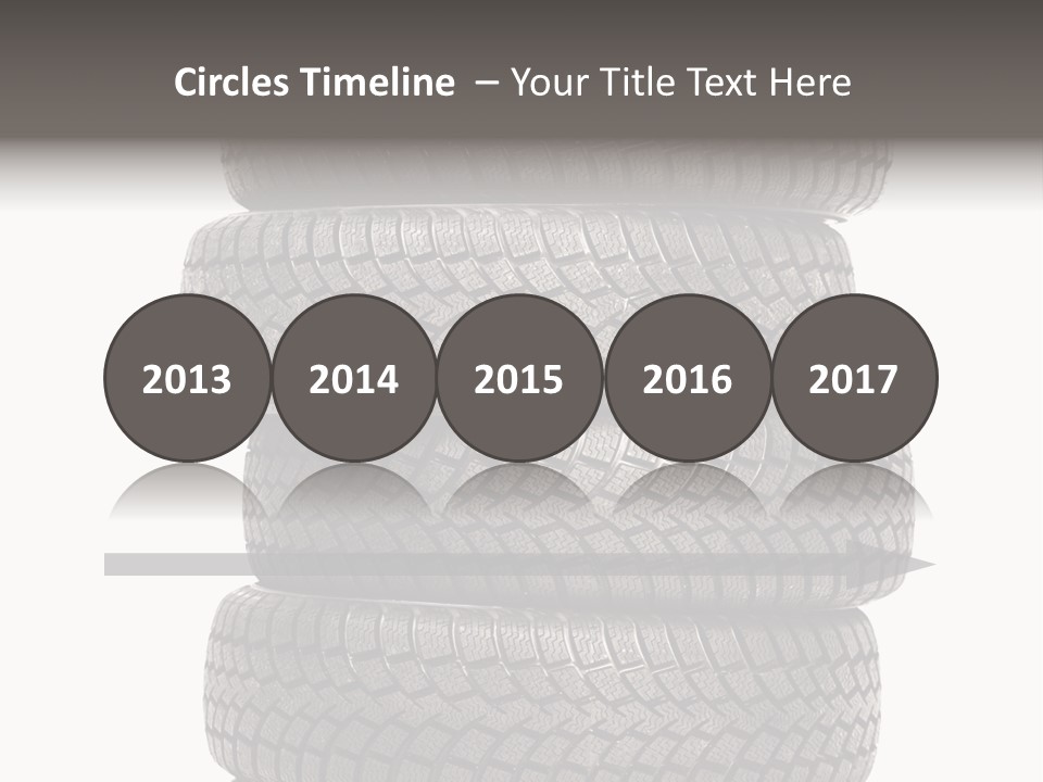 Texture Rain Tread PowerPoint Template