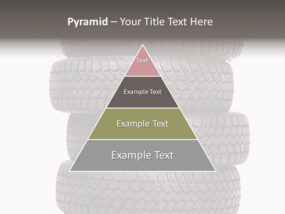 Texture Rain Tread PowerPoint Template