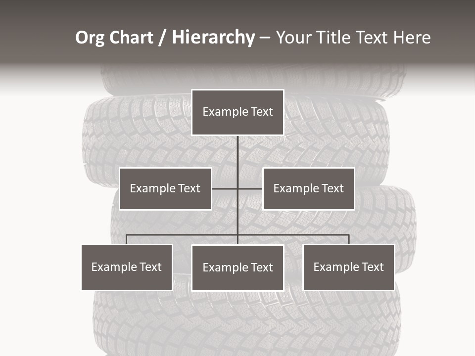 Texture Rain Tread PowerPoint Template