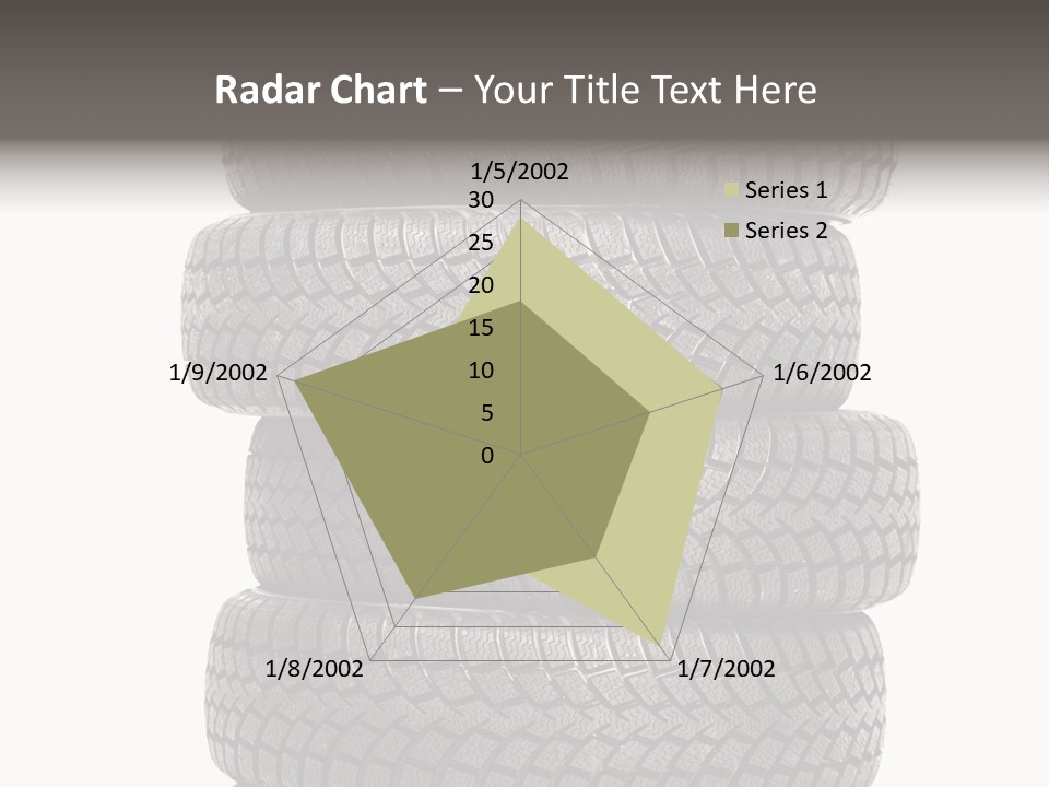 Texture Rain Tread PowerPoint Template