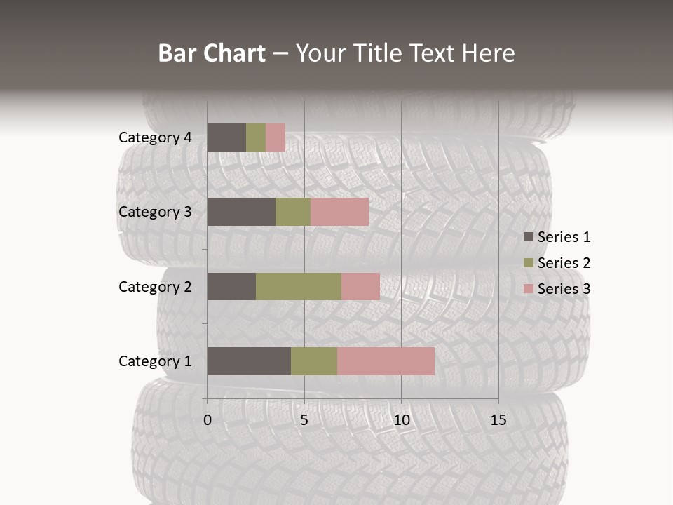 Texture Rain Tread PowerPoint Template