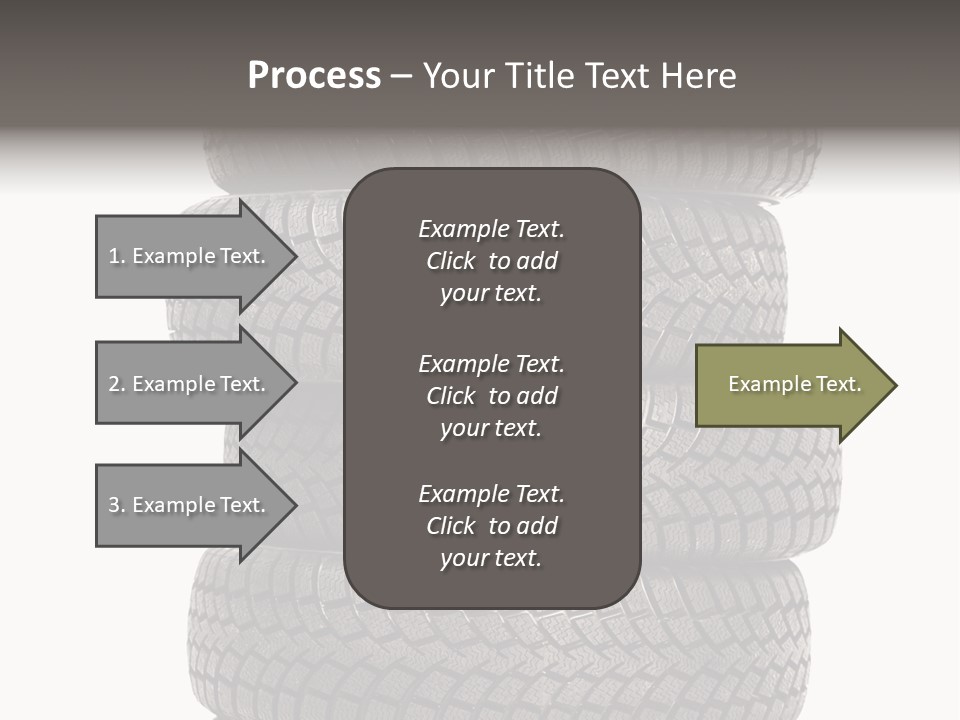 Texture Rain Tread PowerPoint Template