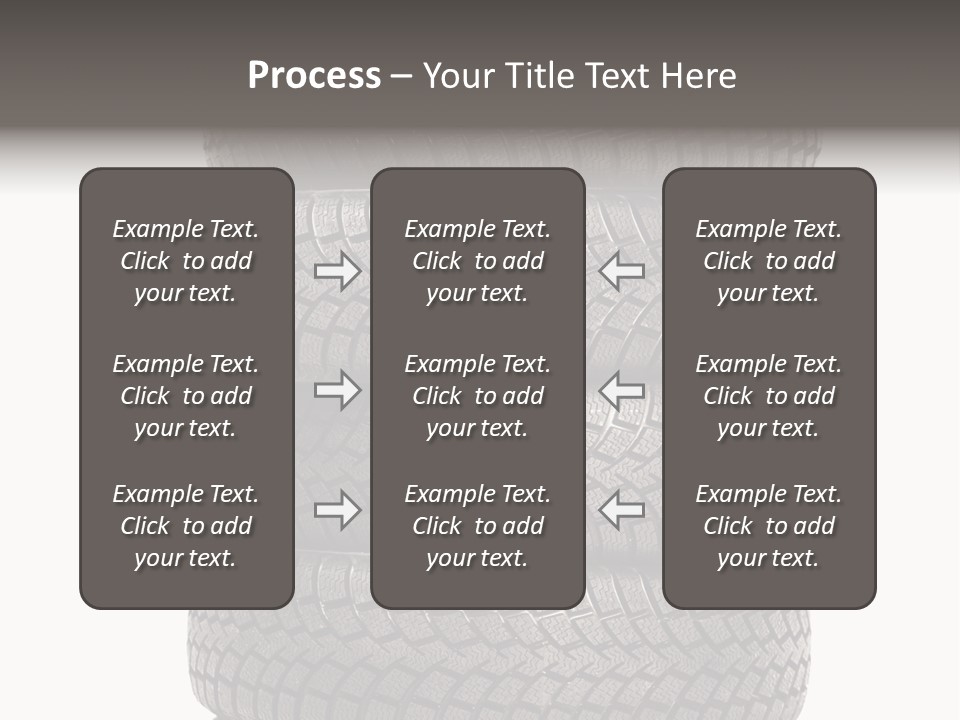 Texture Rain Tread PowerPoint Template