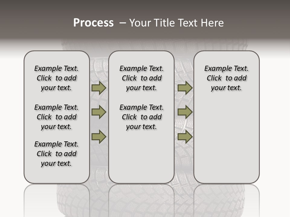 Texture Rain Tread PowerPoint Template