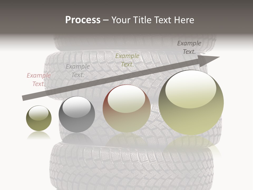 Texture Rain Tread PowerPoint Template