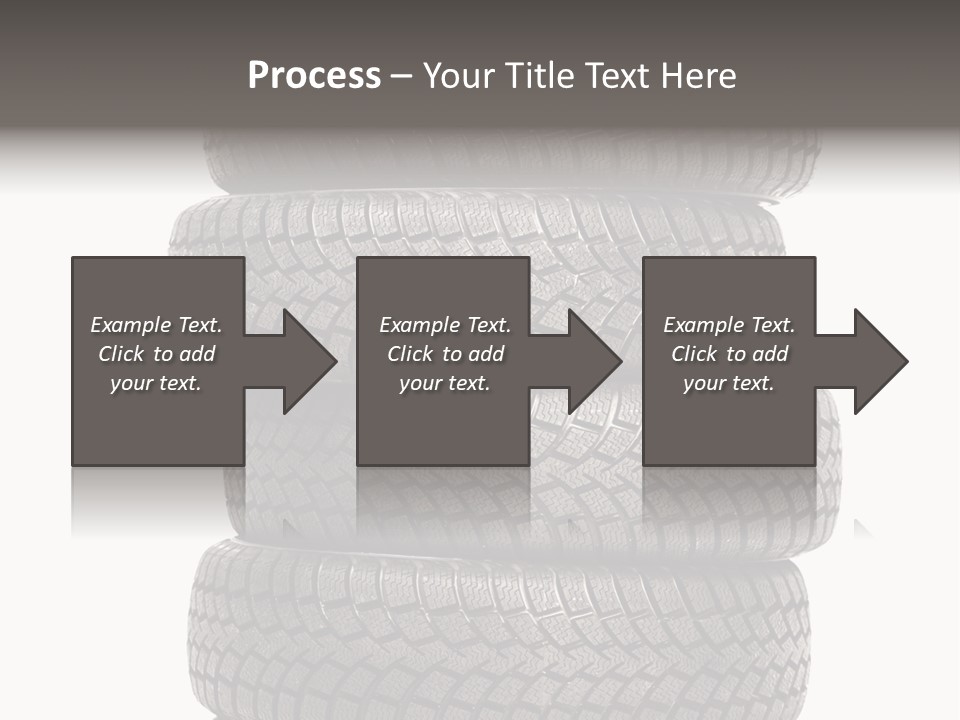 Texture Rain Tread PowerPoint Template