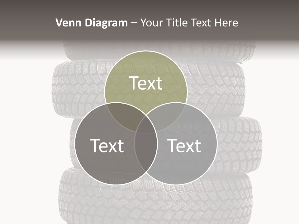 Texture Rain Tread PowerPoint Template