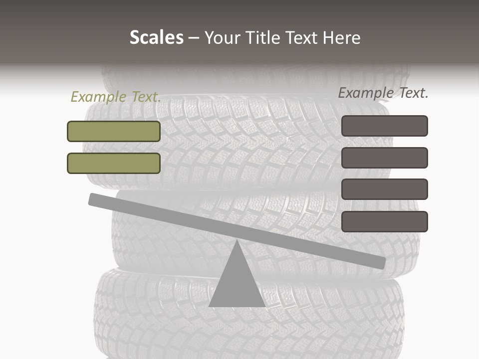 Texture Rain Tread PowerPoint Template