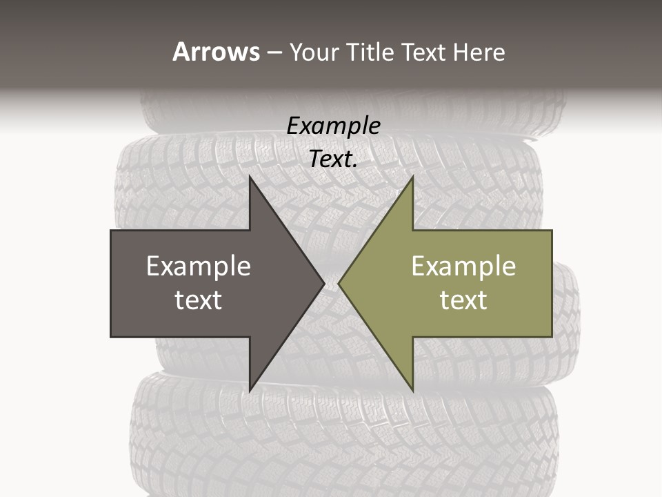 Texture Rain Tread PowerPoint Template