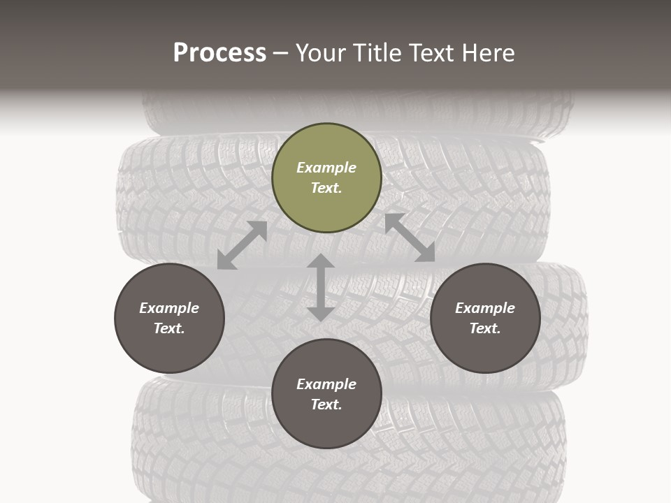 Texture Rain Tread PowerPoint Template