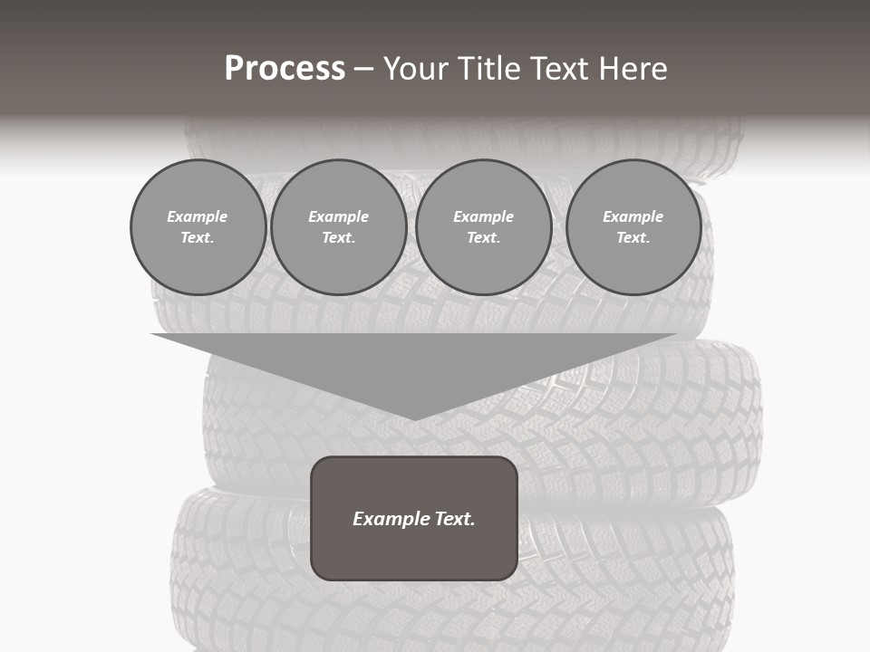 Texture Rain Tread PowerPoint Template