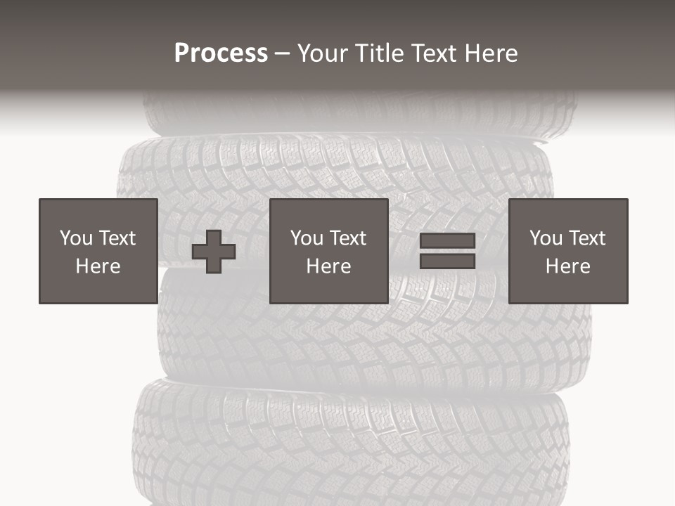 Texture Rain Tread PowerPoint Template