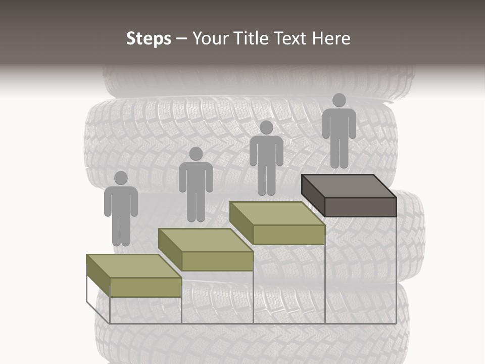 Texture Rain Tread PowerPoint Template