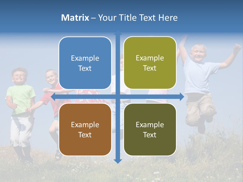 Lifestyle Smiling Group PowerPoint Template