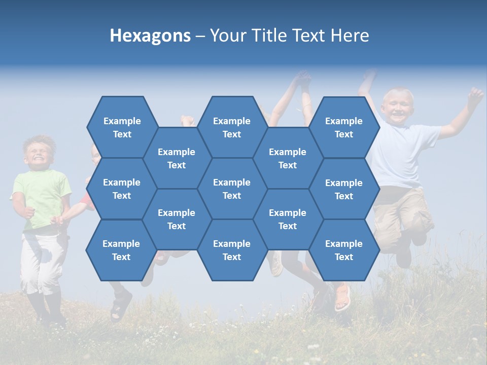 Lifestyle Smiling Group PowerPoint Template