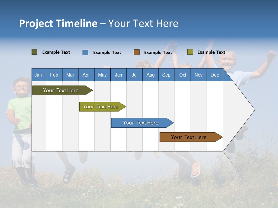 Lifestyle Smiling Group PowerPoint Template