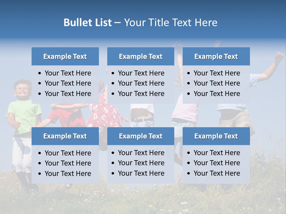 Lifestyle Smiling Group PowerPoint Template