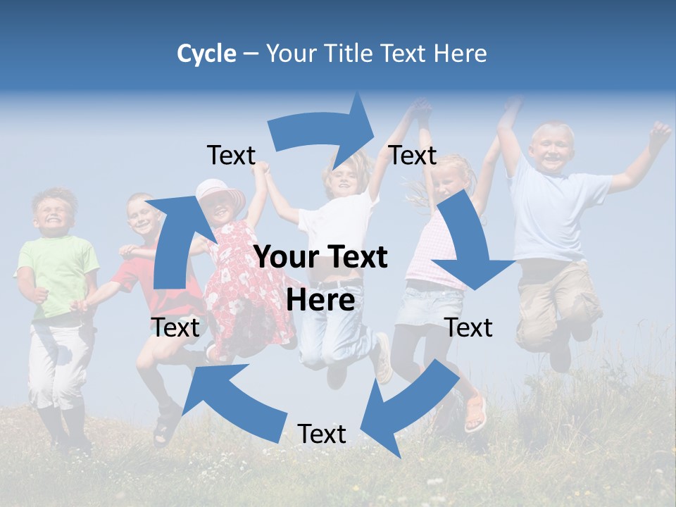 Lifestyle Smiling Group PowerPoint Template