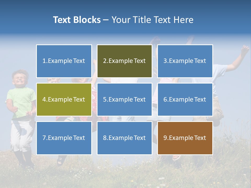 Lifestyle Smiling Group PowerPoint Template
