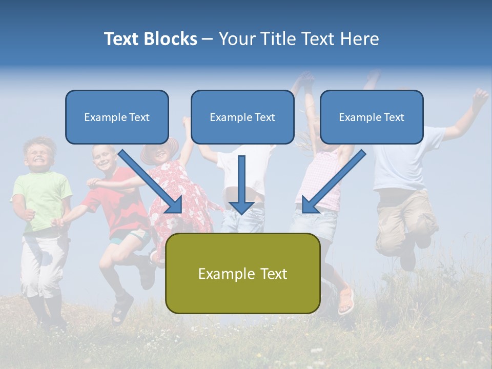 Lifestyle Smiling Group PowerPoint Template