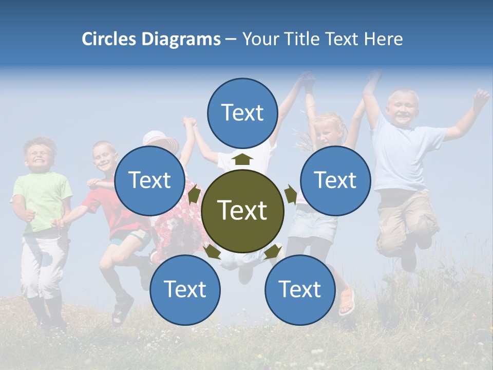 Lifestyle Smiling Group PowerPoint Template