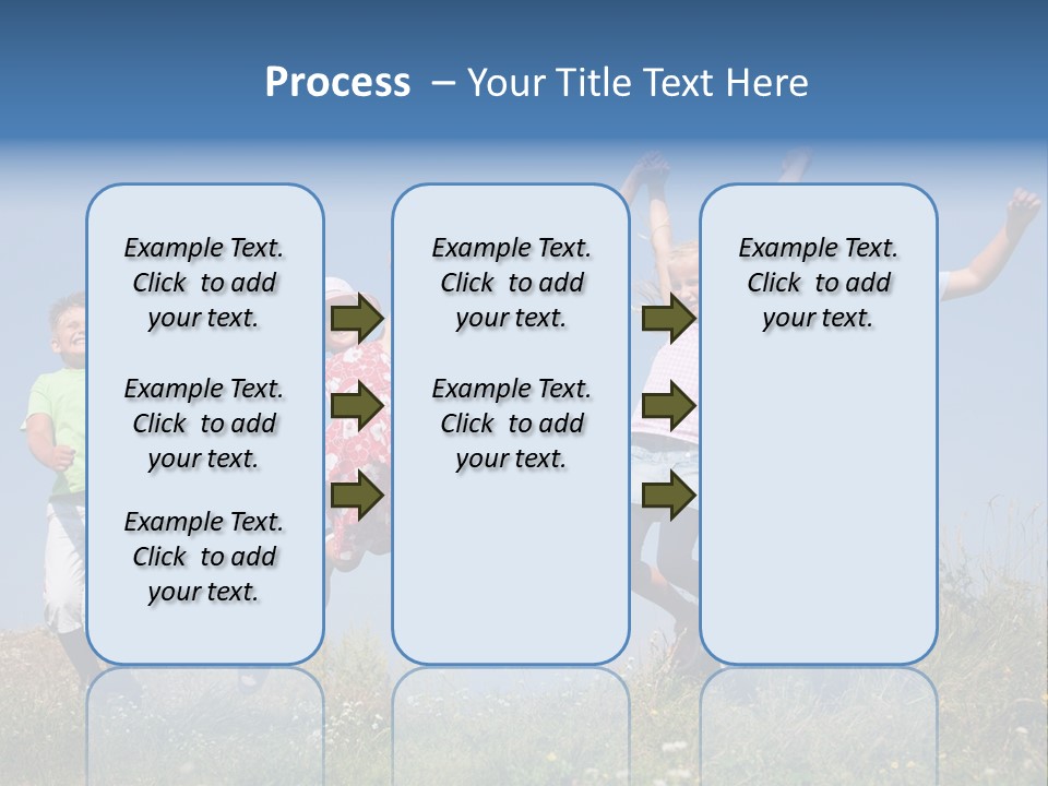 Lifestyle Smiling Group PowerPoint Template