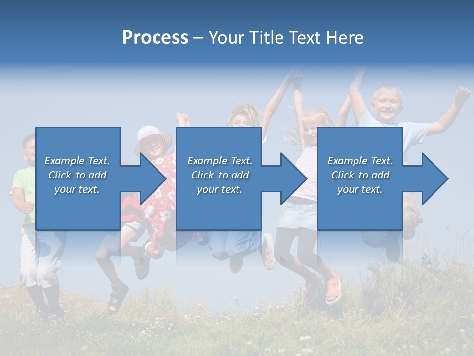 Lifestyle Smiling Group PowerPoint Template