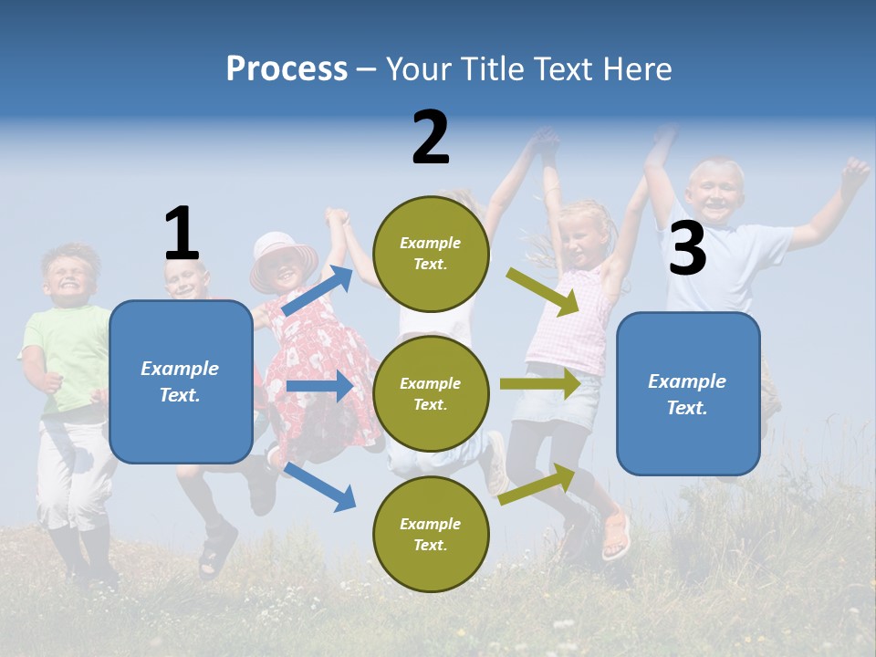 Lifestyle Smiling Group PowerPoint Template