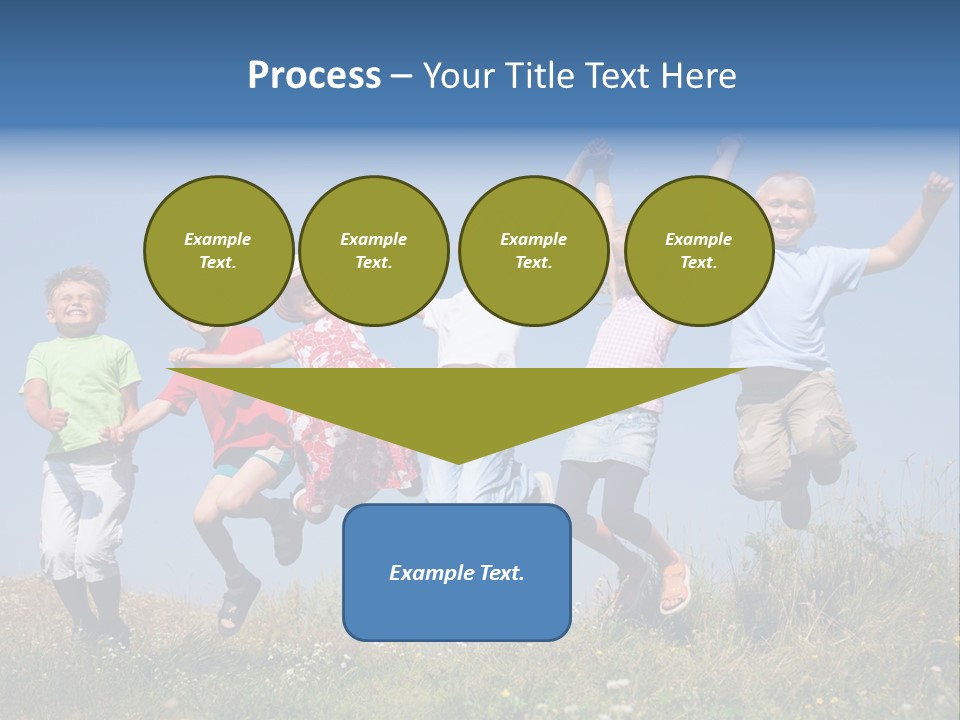 Lifestyle Smiling Group PowerPoint Template