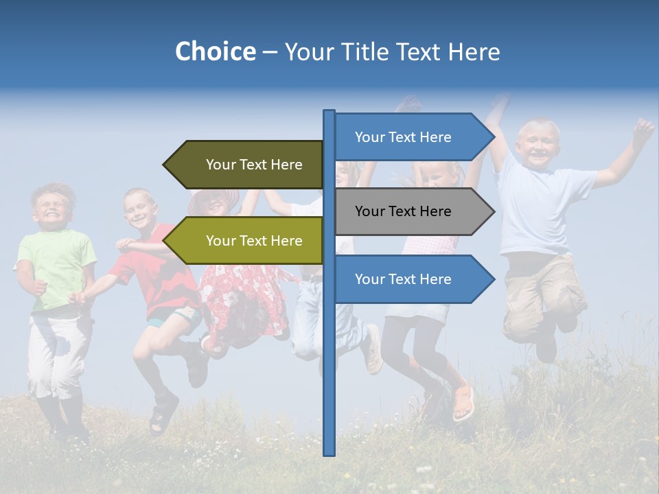 Lifestyle Smiling Group PowerPoint Template