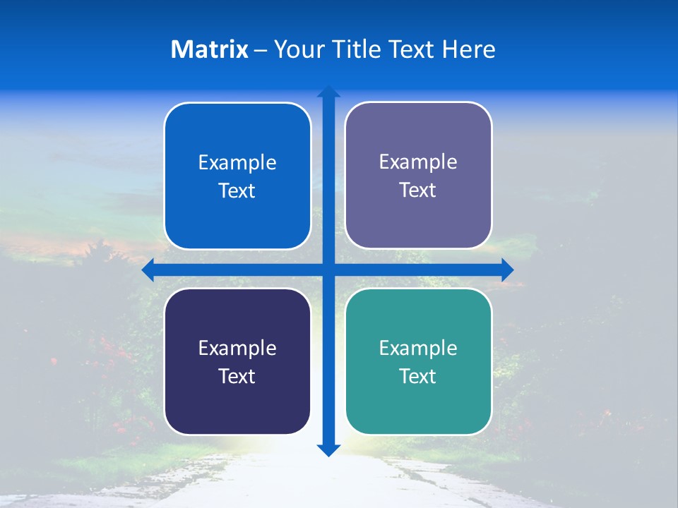 Hell Illuminated Environment PowerPoint Template