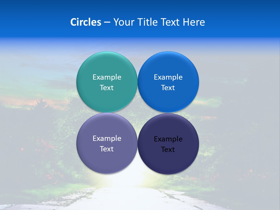 Hell Illuminated Environment PowerPoint Template