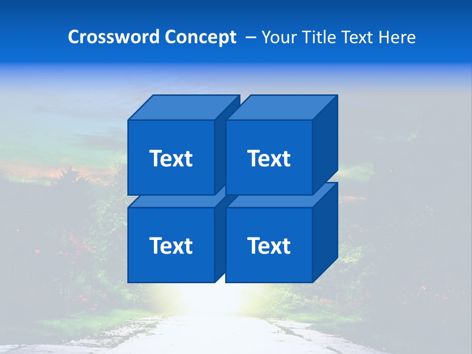 Hell Illuminated Environment PowerPoint Template