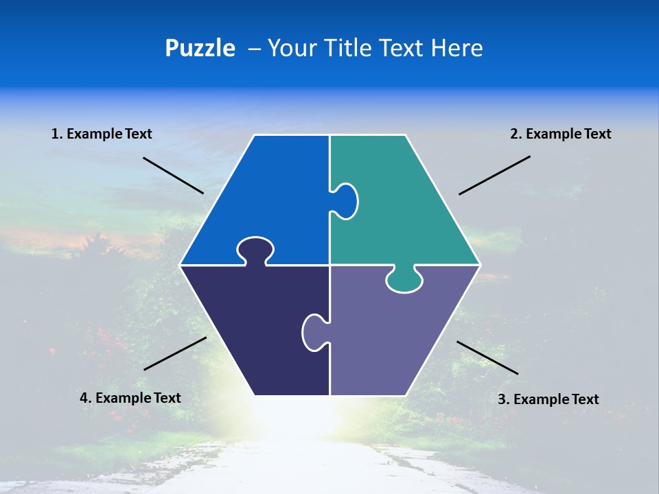 Hell Illuminated Environment PowerPoint Template