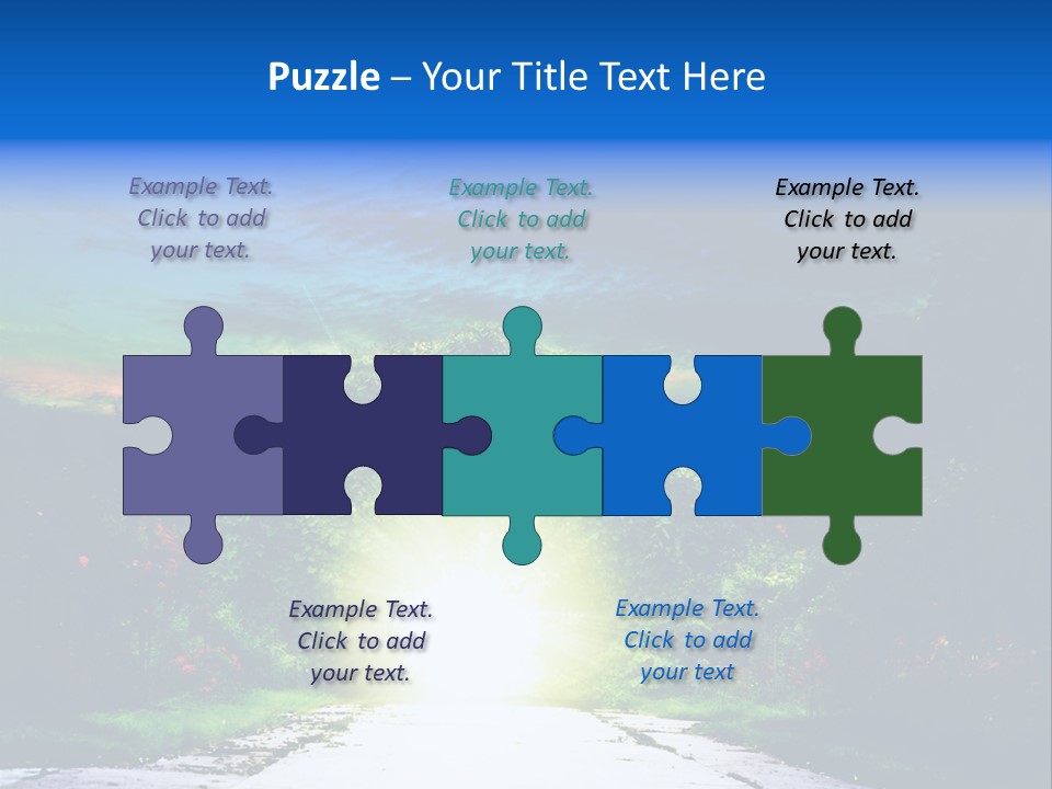 Hell Illuminated Environment PowerPoint Template