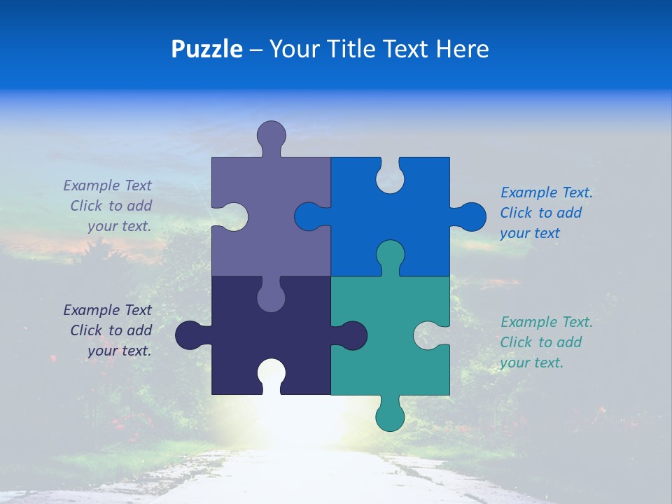 Hell Illuminated Environment PowerPoint Template