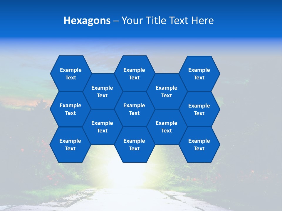 Hell Illuminated Environment PowerPoint Template